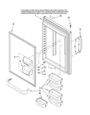 Refrigerator door parts