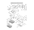 Amana ABR2227FES12 shelf parts diagram