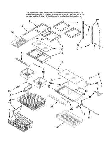 Shelf parts