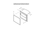 Amana ABR2227VES10 freezer door parts diagram