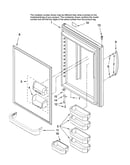 Refrigerator door parts