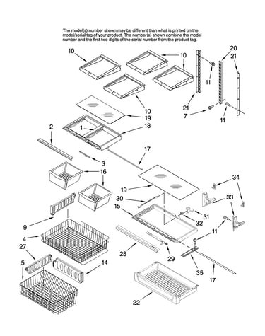 Shelf parts