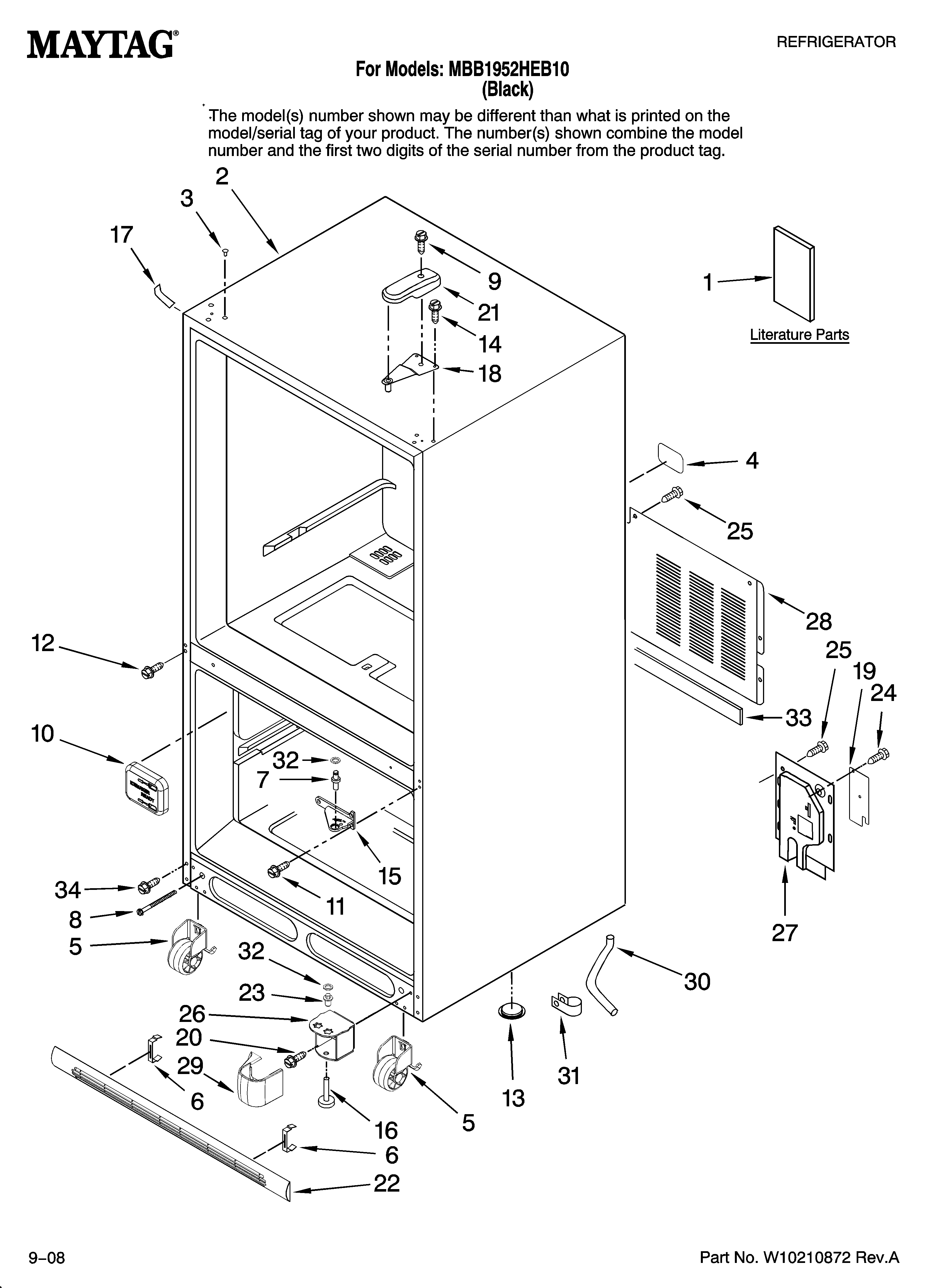 CABINET PARTS