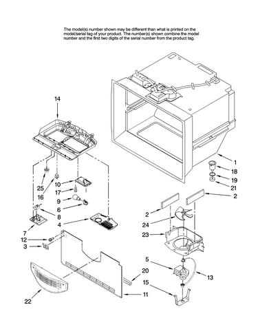 Freezer liner parts