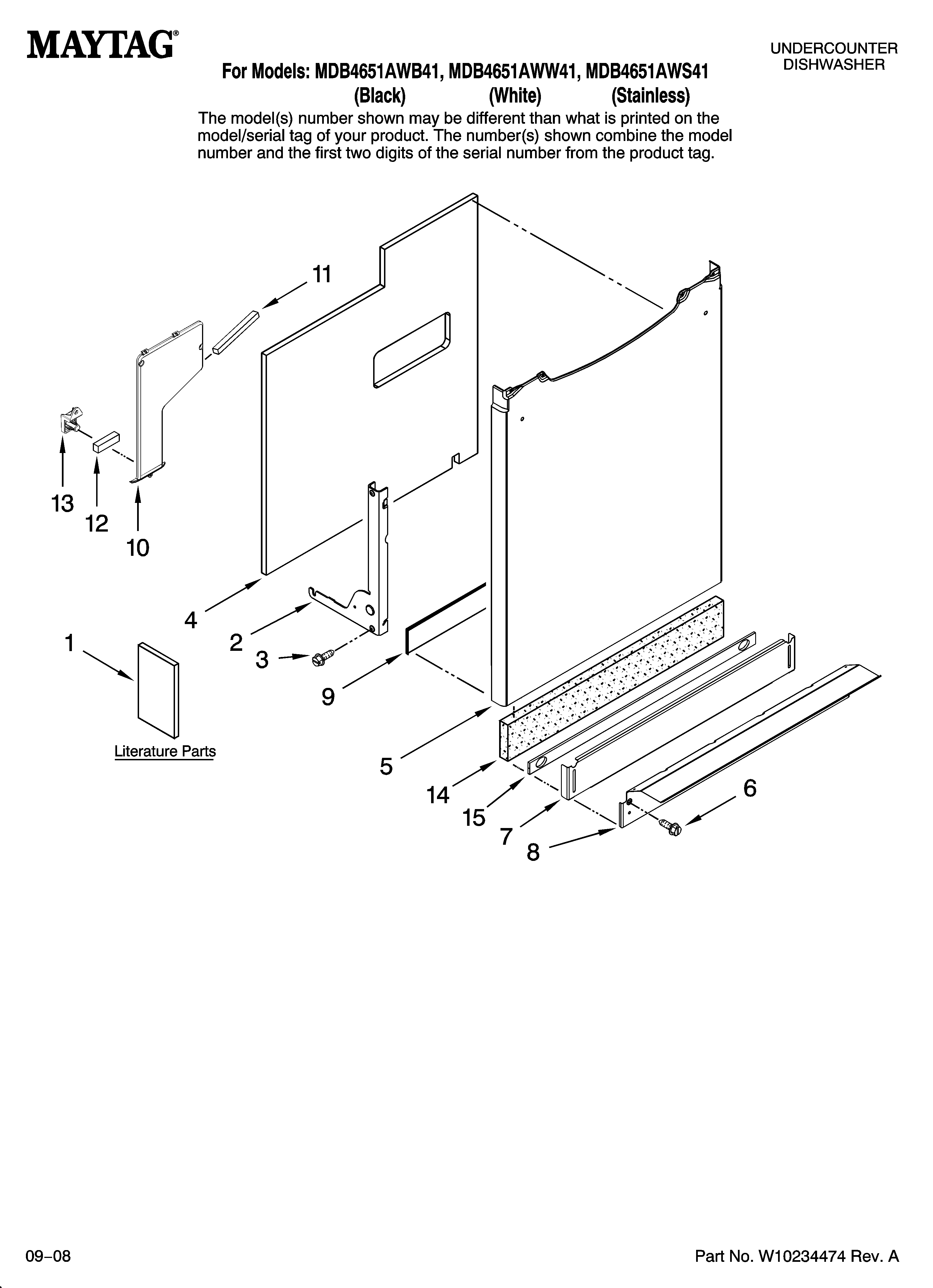 Door and panel parts