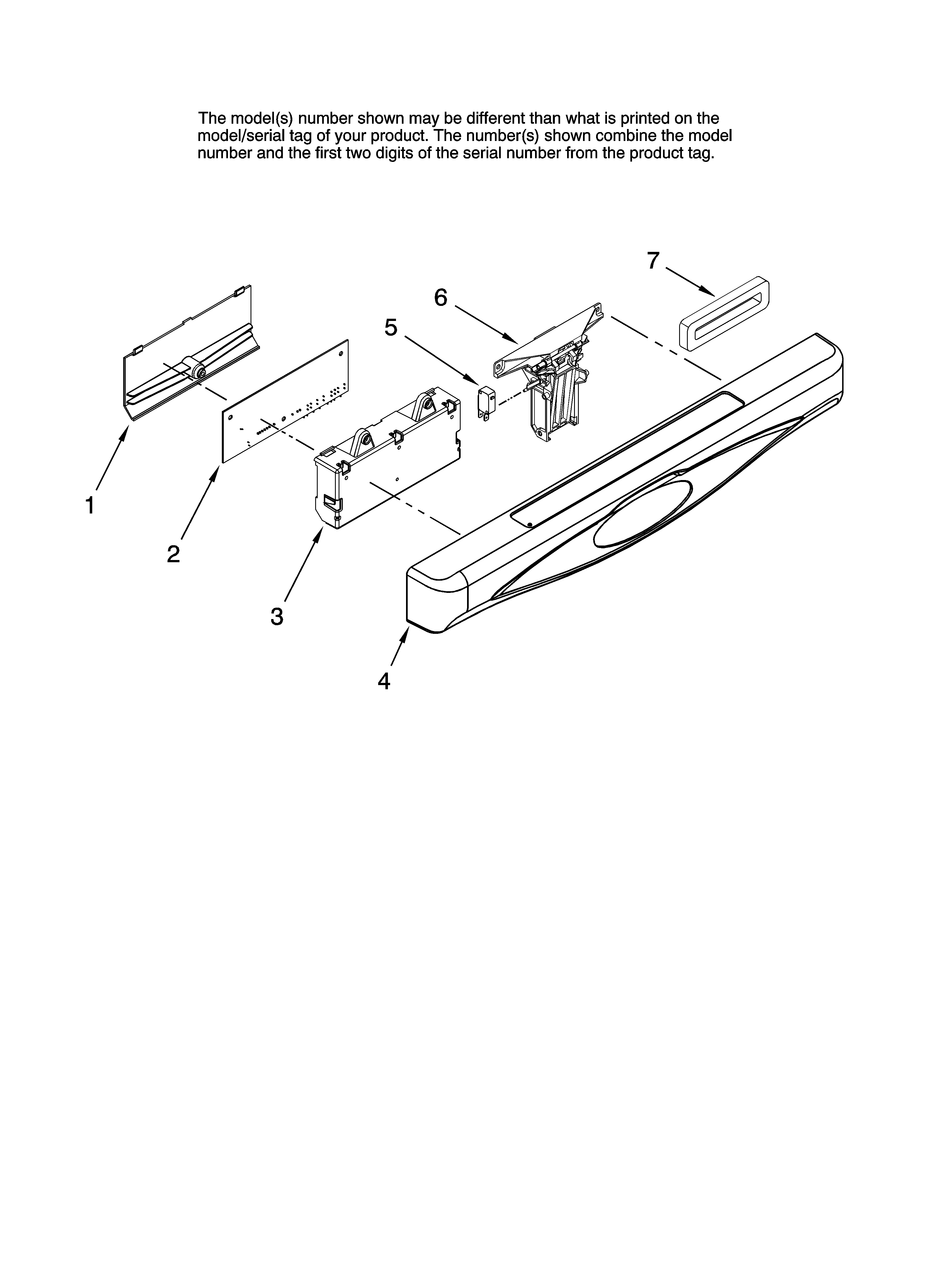 Control panel parts