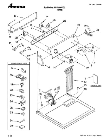 Top and console parts