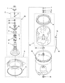 Agitator, basket and tub parts