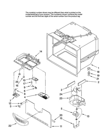 Freezer liner parts