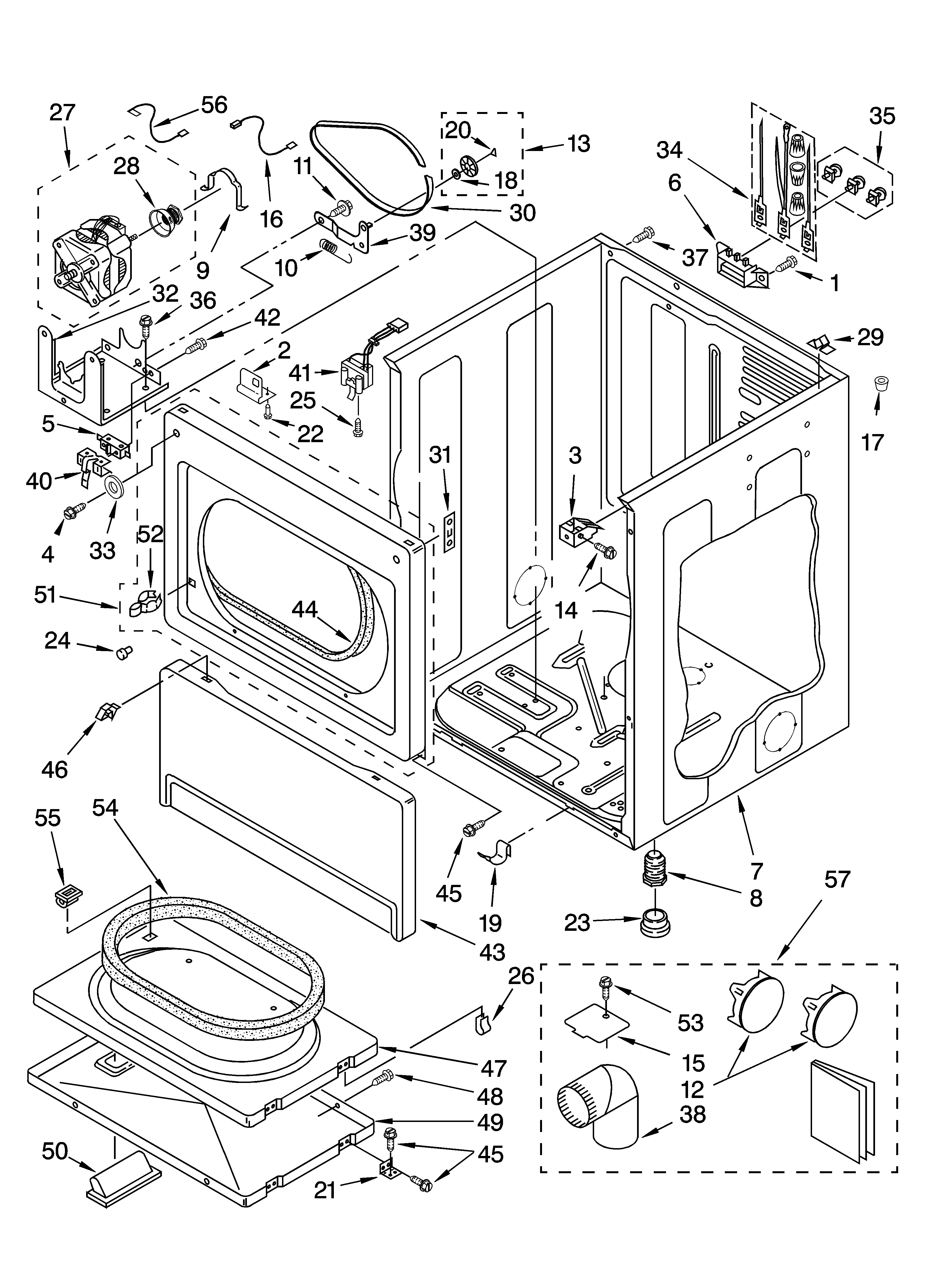 Cabinet parts