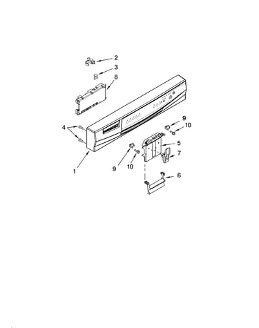 Control panel parts