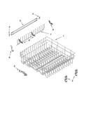 Upper rack and track parts