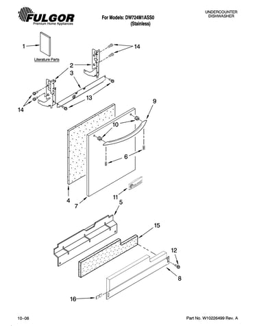 Door and panel parts