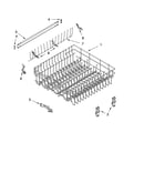 Upper rack and track parts
