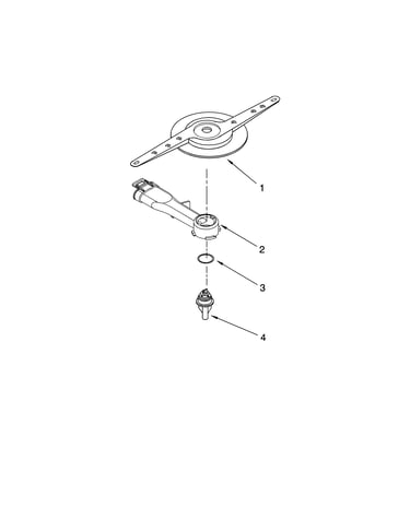 Lower washarm and strainer parts, optional parts (not