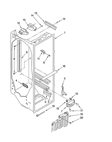 Refrigerator liner parts