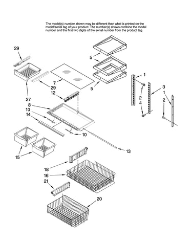 Shelf parts