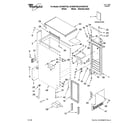 Whirlpool GI15NDXTB2 cabinet liner and door parts diagram