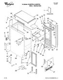 Cabinet liner and door parts