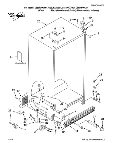 Cabinet parts
