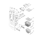 Whirlpool GS5DHAXVY01 freezer liner parts diagram