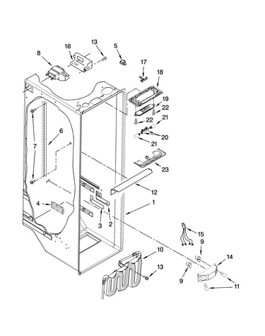 Refrigerator liner parts
