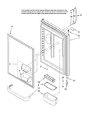 Refrigerator door parts