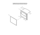 KitchenAid KBLS20EVMS00 freezer door parts diagram