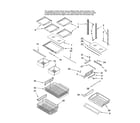 KitchenAid KBLS20EVMS00 shelf parts diagram