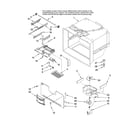 KitchenAid KBRS22EVBL00 freezer liner parts diagram