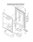 Refrigerator door parts