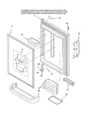 Refrigerator door parts