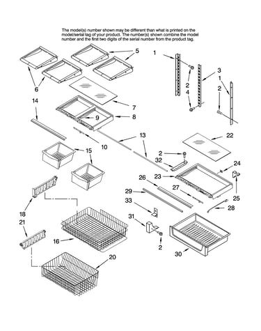 Shelf parts