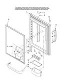 Refrigerator door parts