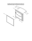 Freezer door parts