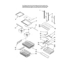 KitchenAid KBRS20EVBL00 shelf parts diagram