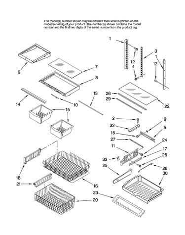 Shelf parts