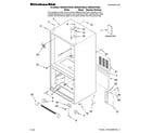 KitchenAid KBRS22KVBL00 cabinet parts diagram