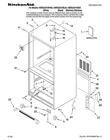 Cabinet parts