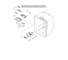 KitchenAid KBRS22KVBL00 refrigerator liner parts diagram