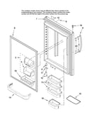 Refrigerator door parts