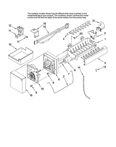 Icemaker parts, optional parts