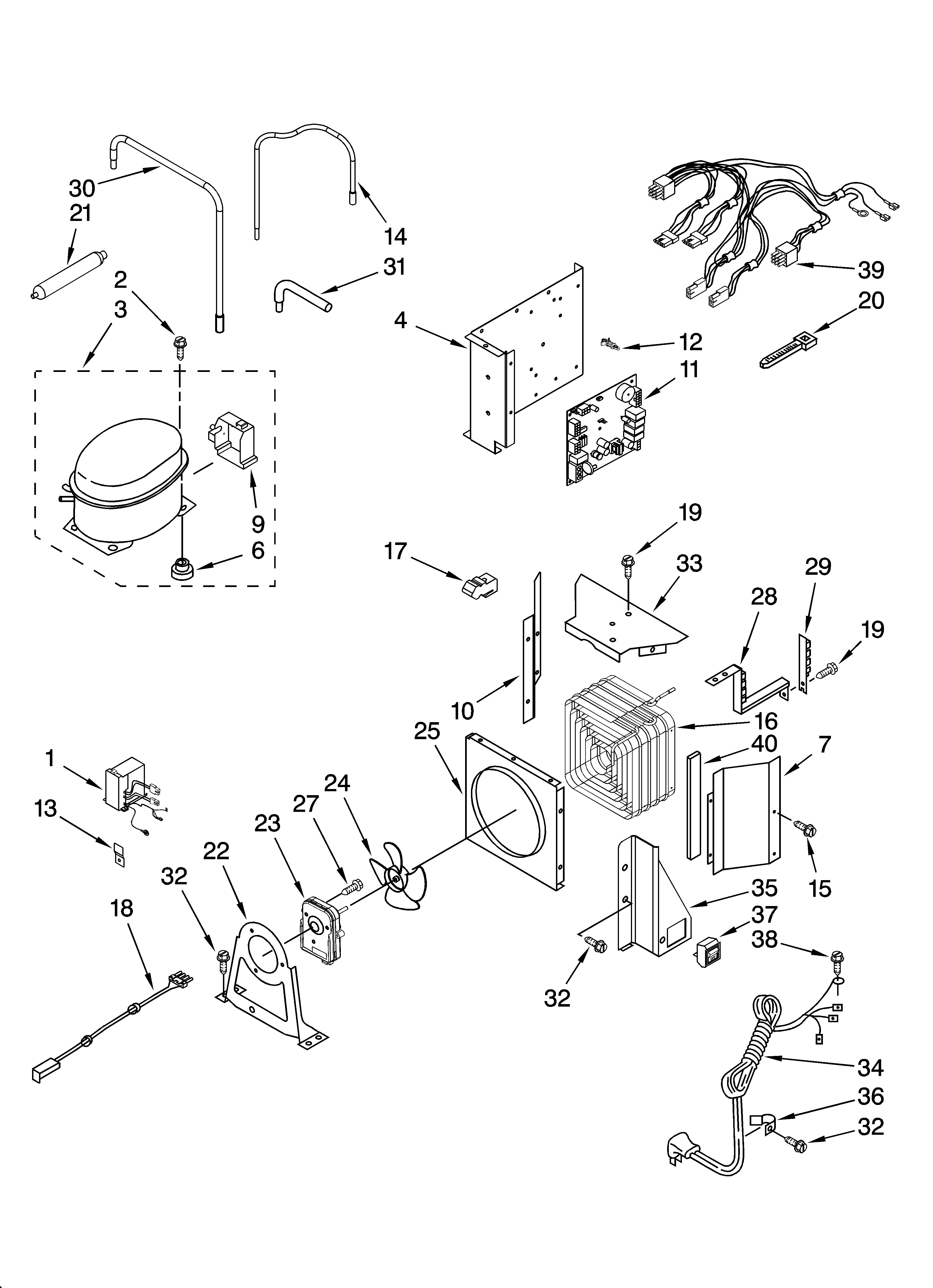 Upper unit parts