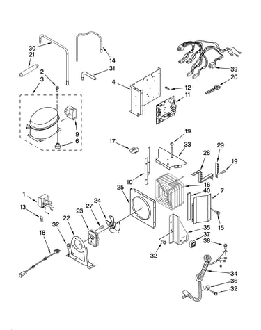 Upper unit parts
