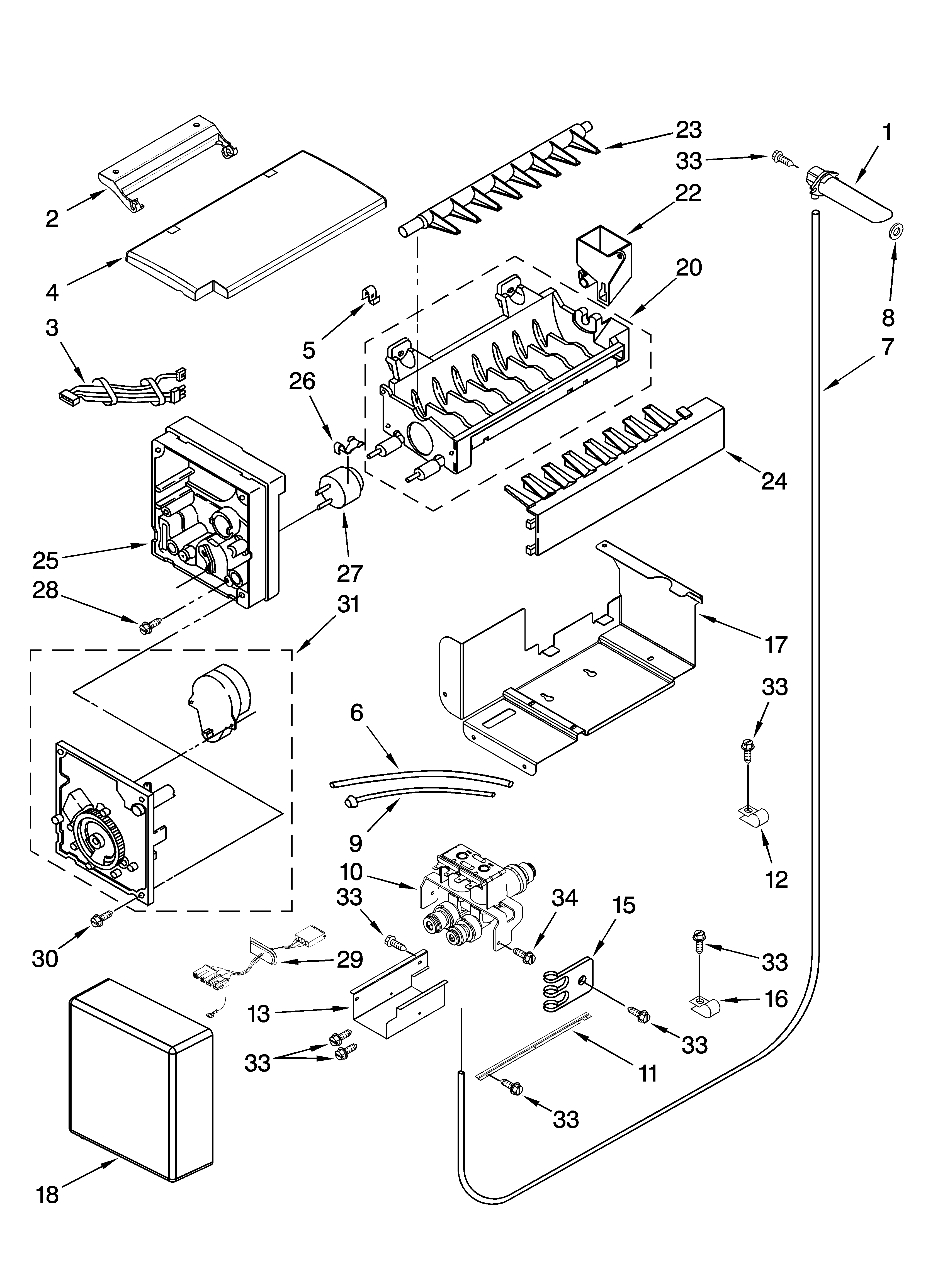 Icemaker parts