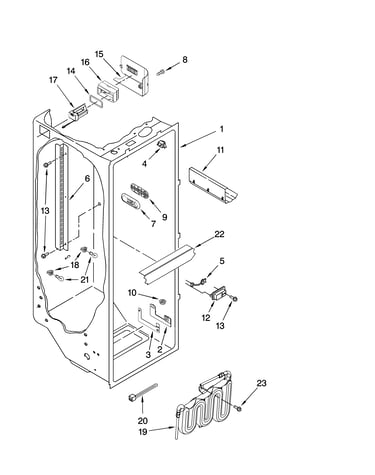 Refrigerator liner parts