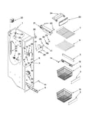 Freezer liner parts