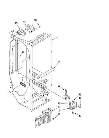 Refrigerator liner parts