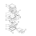 KitchenAid KSRK25FVBT01 refrigerator shelf parts diagram