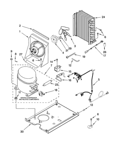 Unit parts, optional parts (not included)